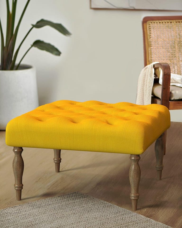 English Ottoman - Sahara Mustard - Image 1