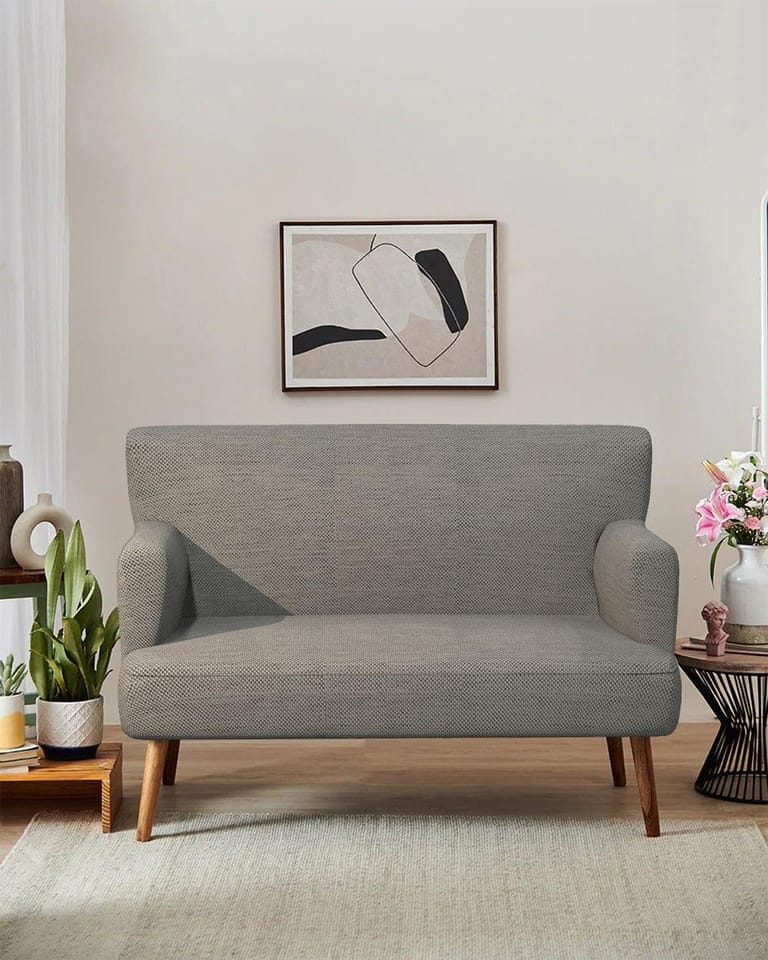 Jodhpur Love Seat - Bangalore Grey - Image 1