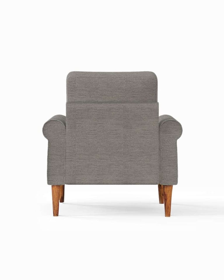 Colonial Single Seater Couch Grey - Image 3
