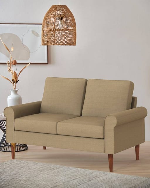 Colonial Couch 2 Seater Beige
