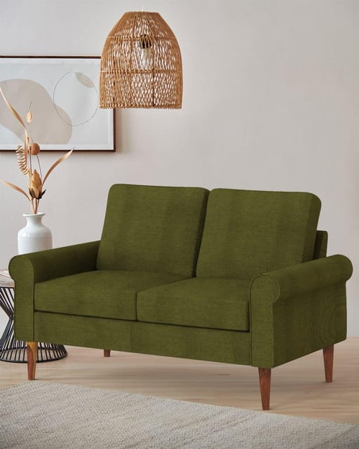Colonial Couch 2 Seater Savanna Green