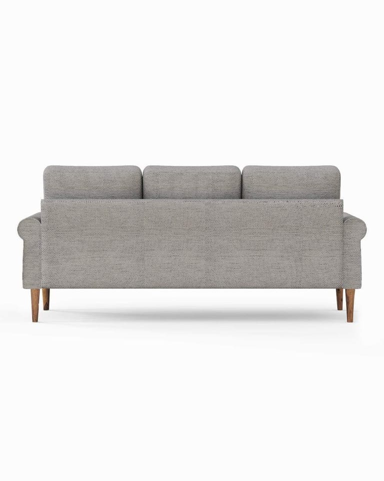 Colonial Couch 3 Seater Bangalore Grey - Image 3