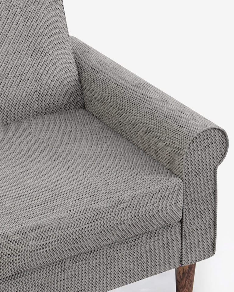 Colonial Couch 3 Seater Bangalore Grey - Image 4