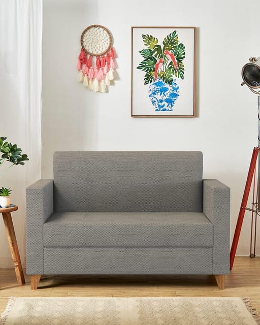 Modern Loveseat-Bangalore Grey