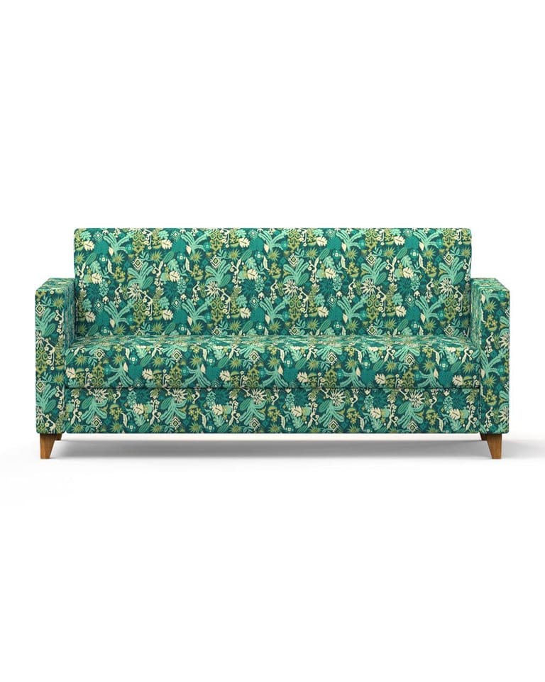 Modern Couch-Tropical Ikkat - Image 1