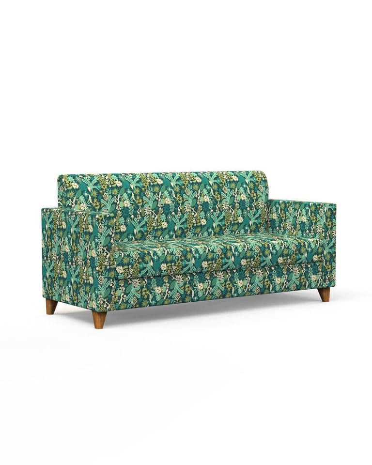 Modern Couch-Tropical Ikkat - Image 4