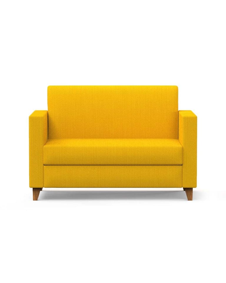 Modern Loveseat-Sahara Mustard - Image 2