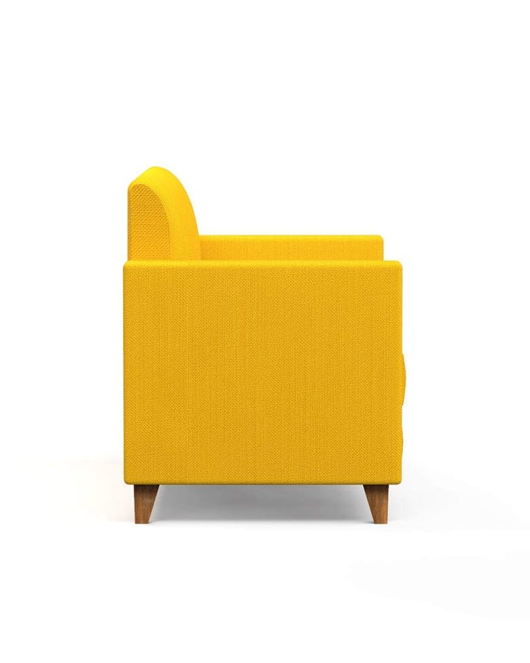 Modern Loveseat-Sahara Mustard - Image 4