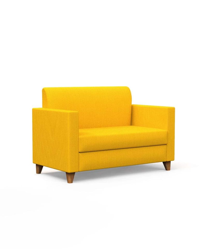 Modern Loveseat-Sahara Mustard - Image 5