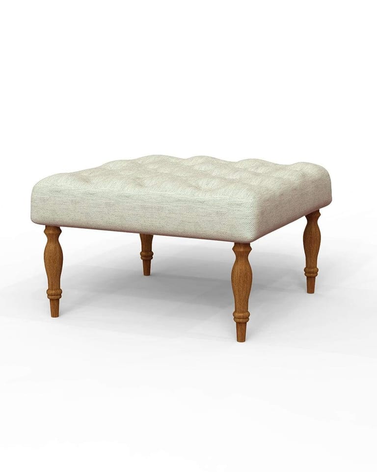 English Ottoman - Srilanka Ivory - Image 3