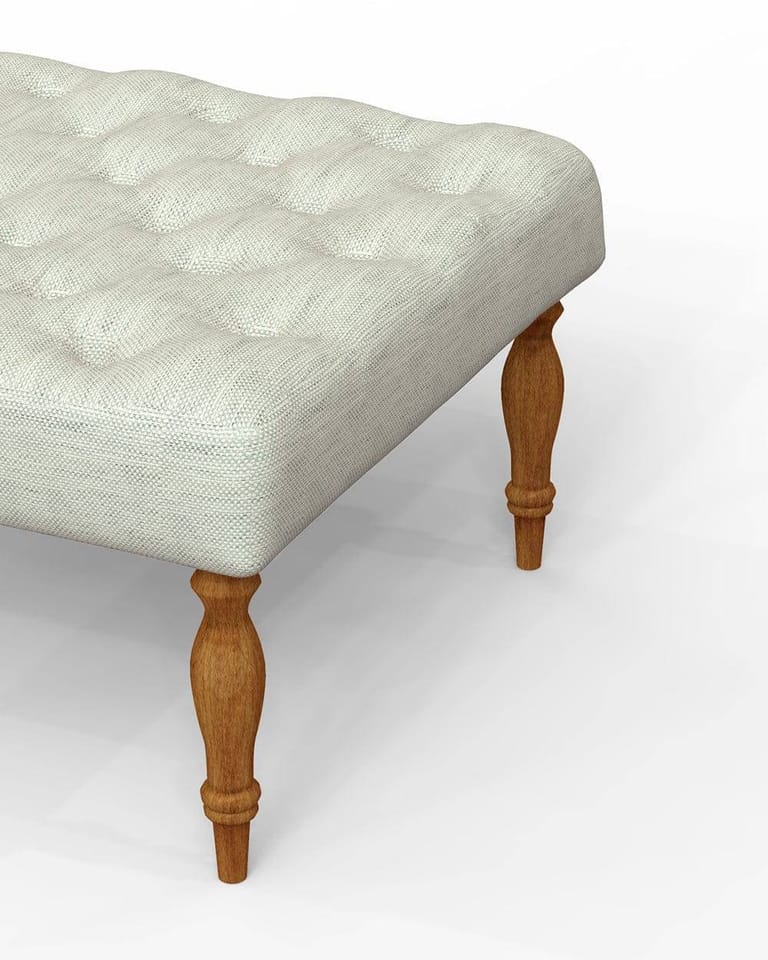 English Ottoman - Srilanka Ivory - Image 4
