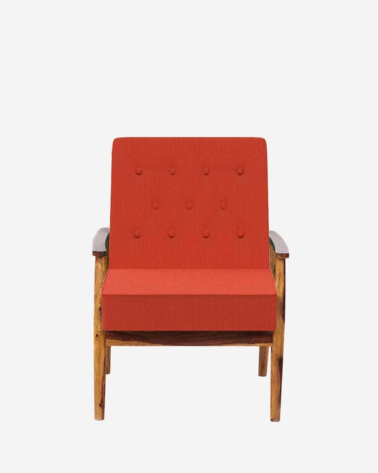 Memsaab Arm Chair - Caribbean Coral - Image 2