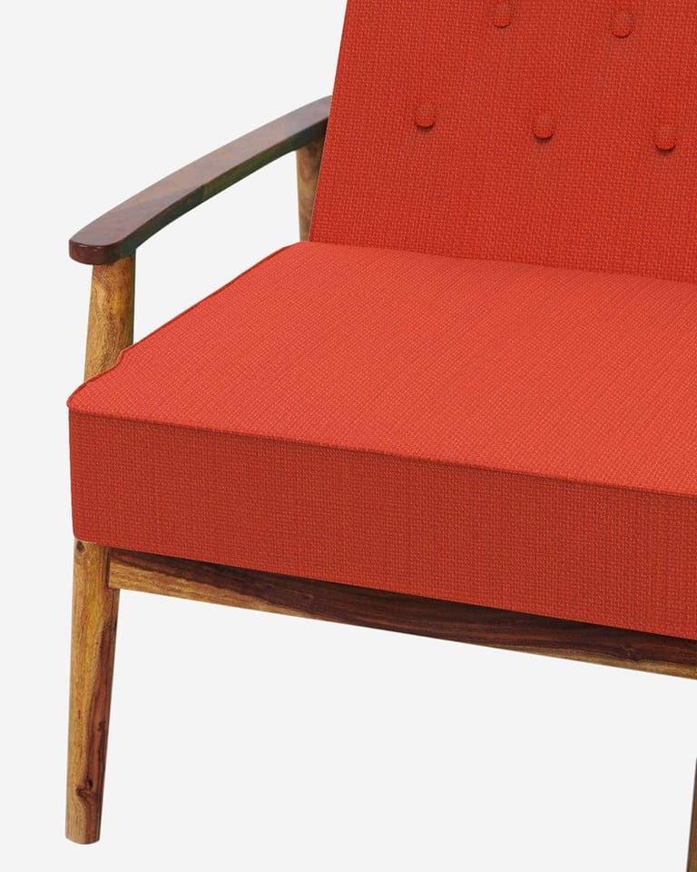 Memsaab Arm Chair - Caribbean Coral - Image 6