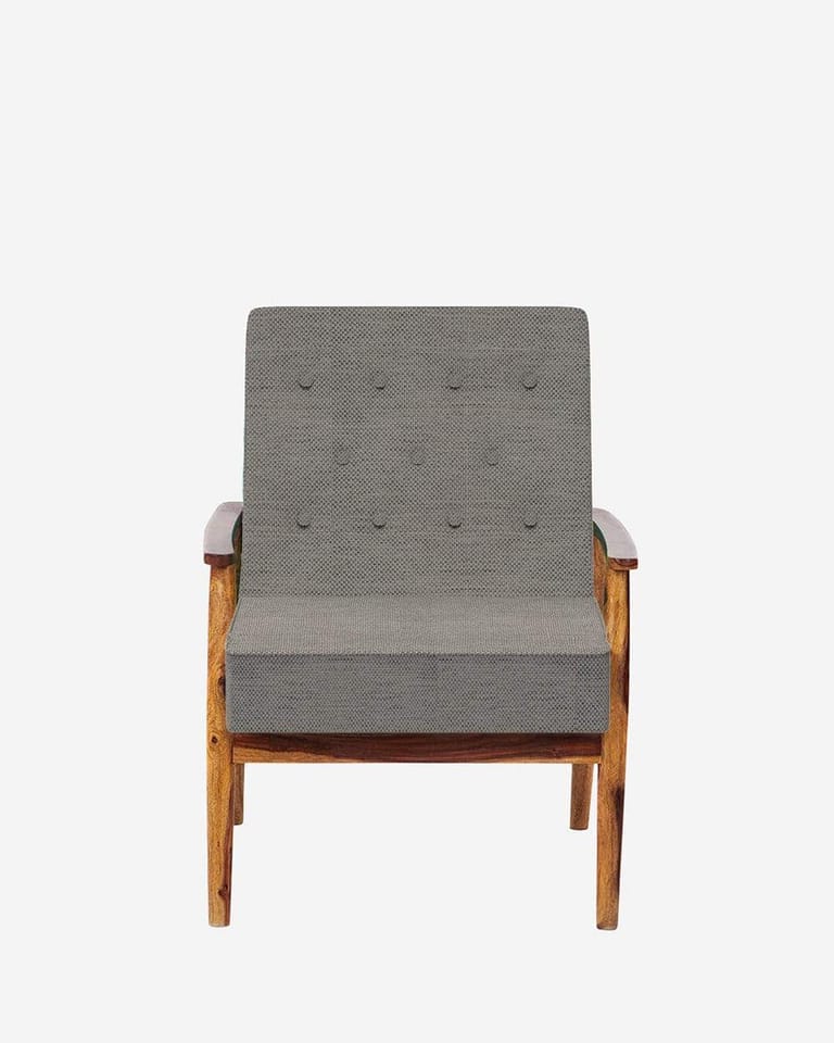 Memsaab Arm Chair - Bangalore Grey - Image 2