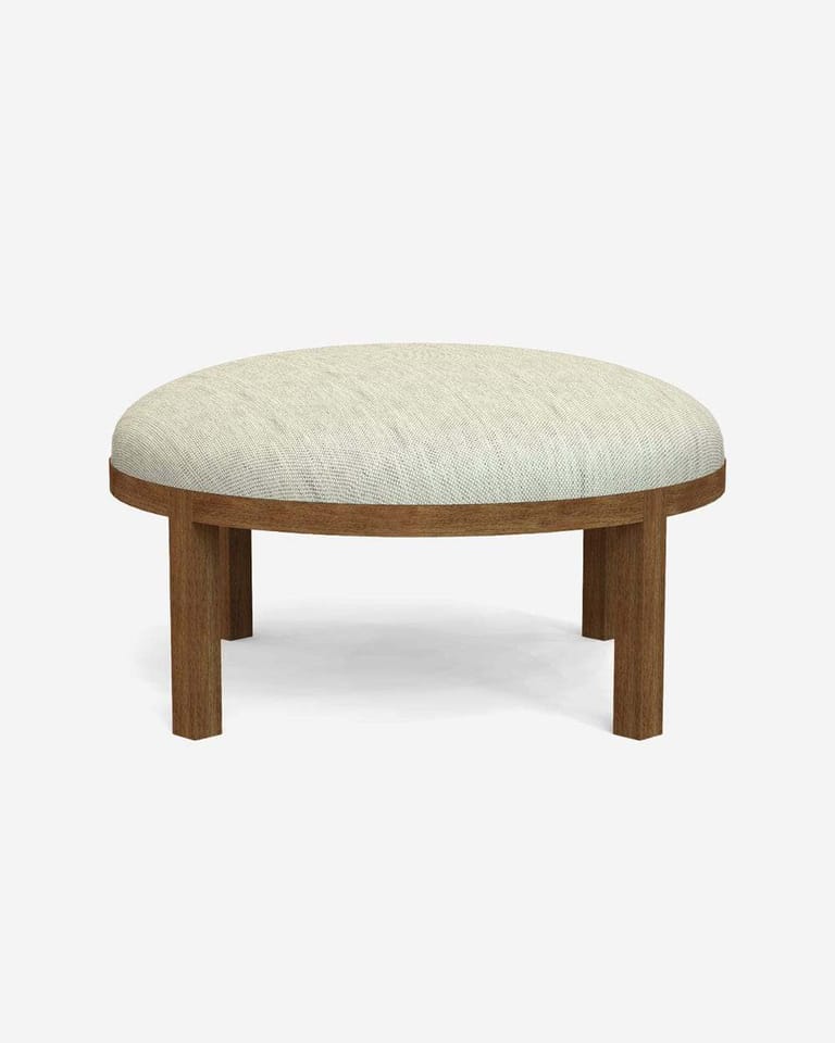 Bohemian Ottoman - Srilanka Ivory - Image 2