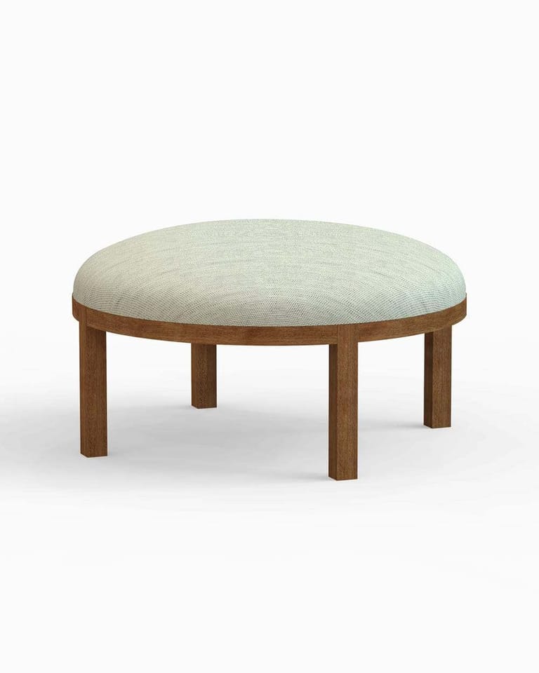 Bohemian Ottoman - Srilanka Ivory - Image 3