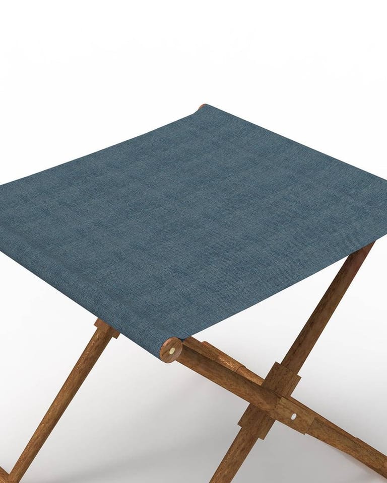 Bistro Foldable Stool - Sailor Blue - Image 4