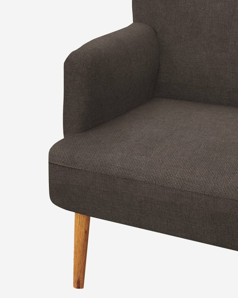 Jodhpur Love Seat - Brown Coal - Image 5