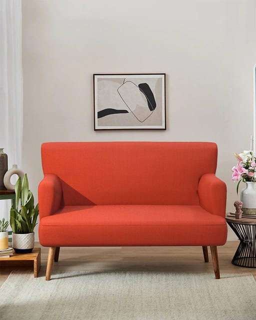 Jodhpur Love Seat - Caribbean Coral