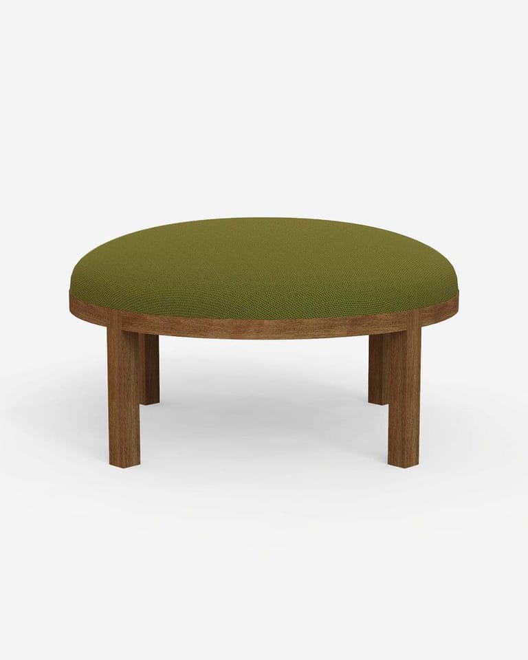 Bohemian Ottoman - Savanna Green - Image 2