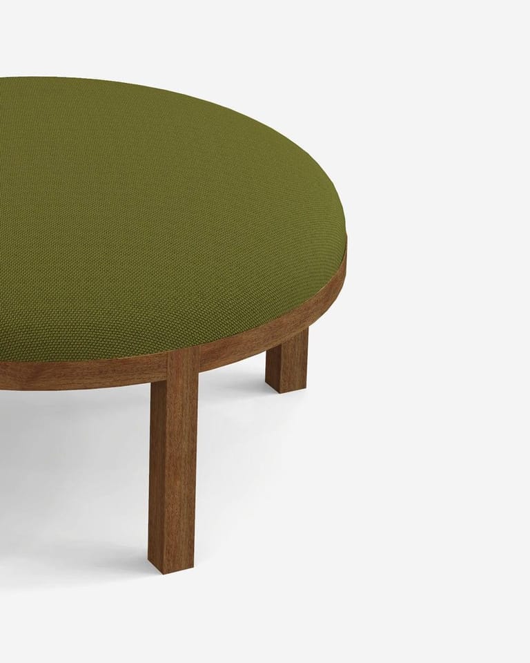 Bohemian Ottoman - Savanna Green - Image 5