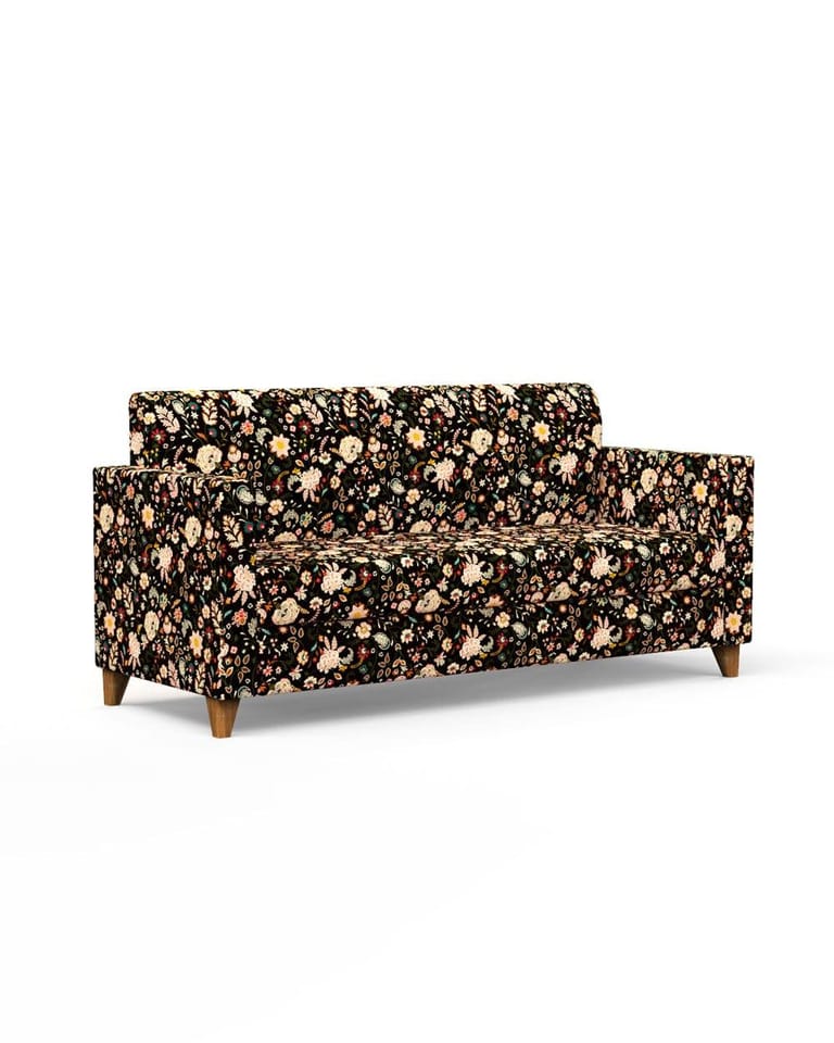 Bohemian Palampore Modern Couch - Image 4