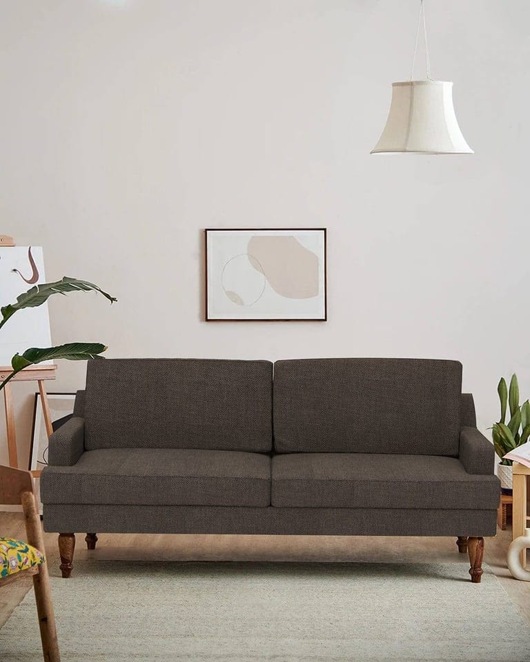 Nawab Couch - Brown Coal