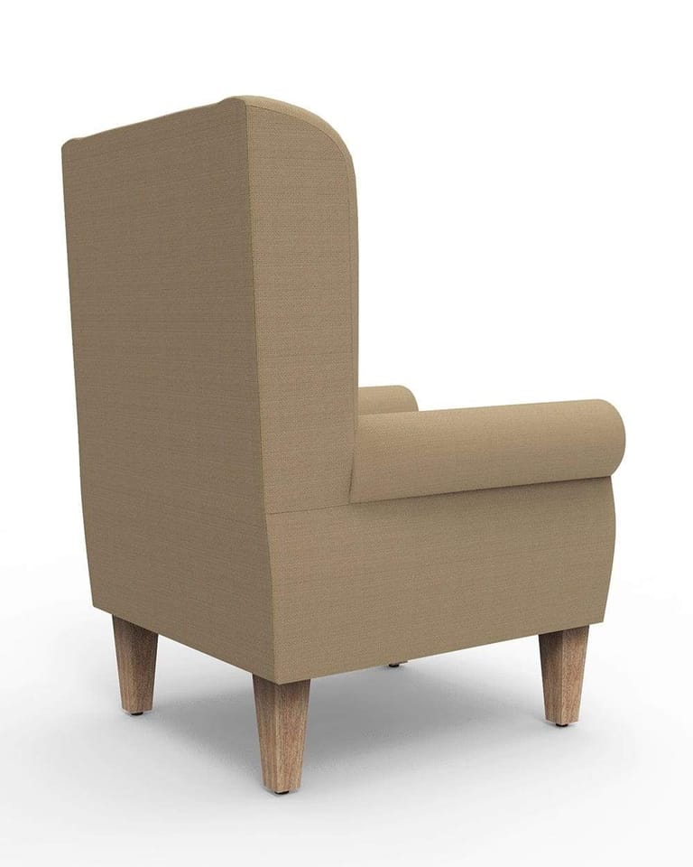 Begum Wing Chair - Beach Beige - Image 4