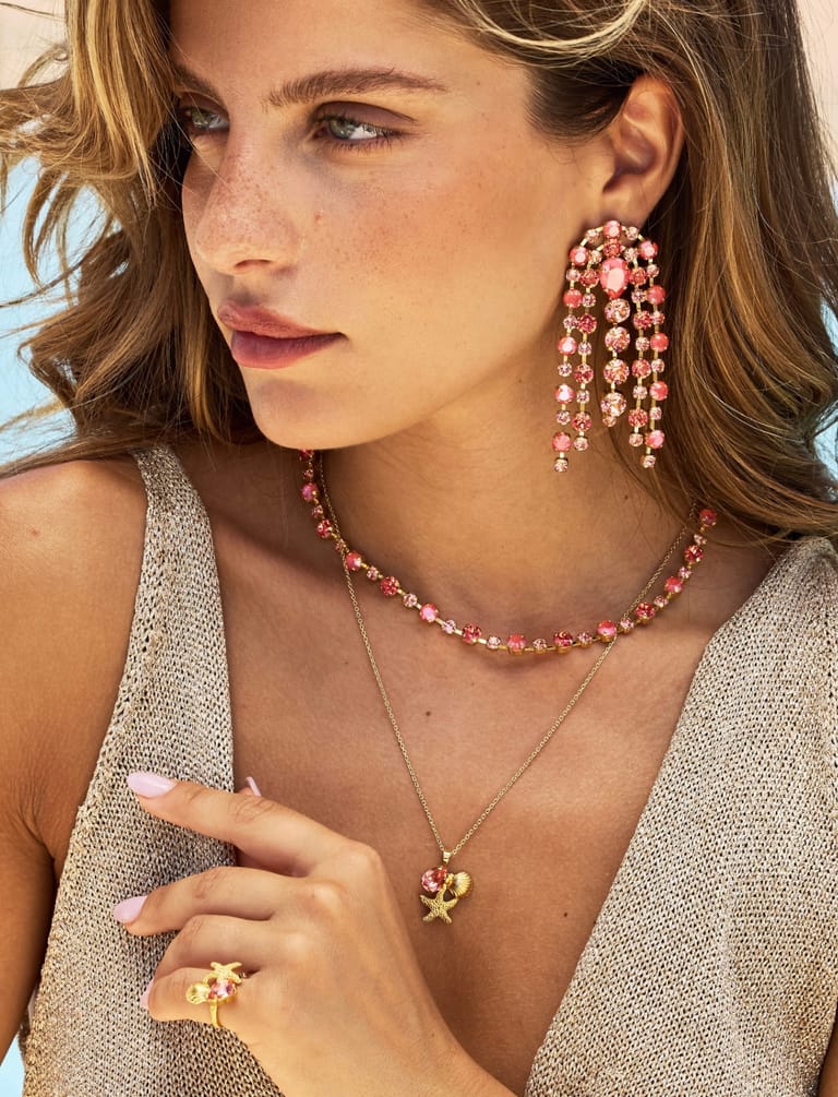 The Seascape Necklace Rose Peach - Image 2