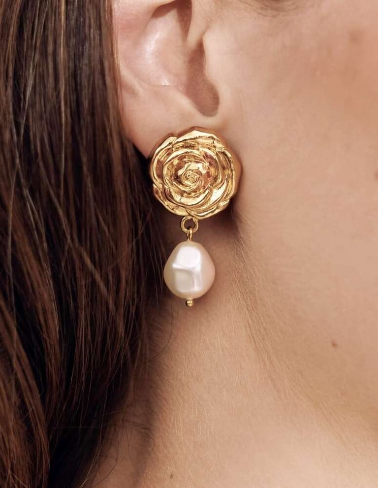 Rosita Pearl Earrings - Image 2