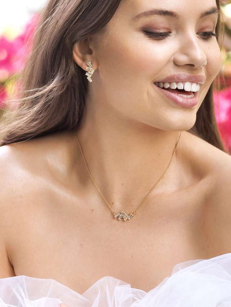 Nina Ear Cuffs Crystal - Image 2