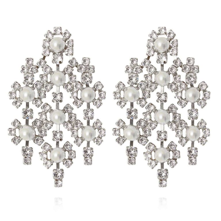 My Soulmate Earrings Rhodium - Image 1