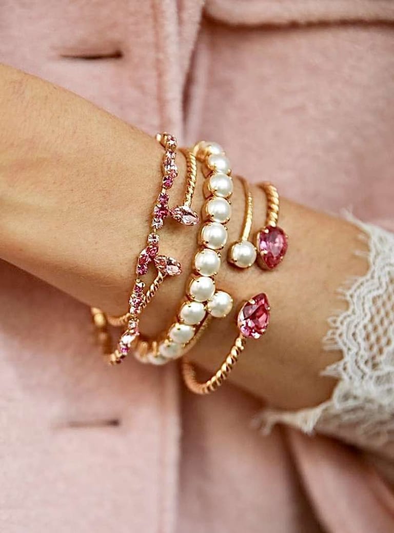 Mini Drop Bracelet Rose - Image 2