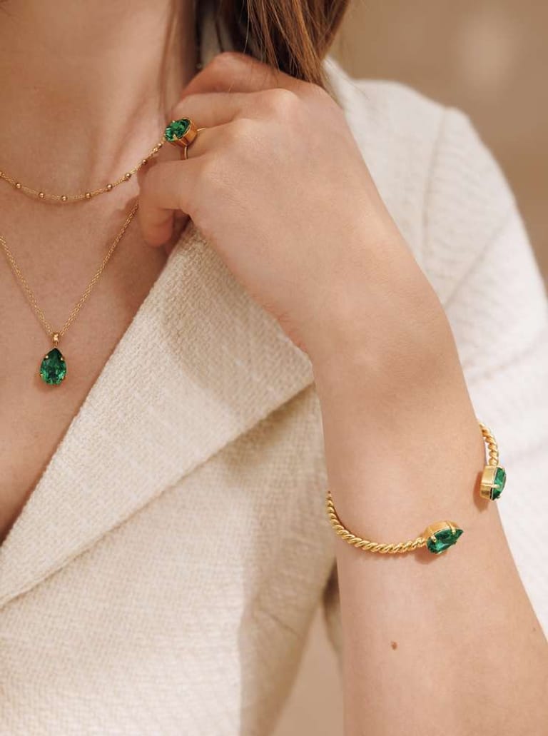 Mini Drop Bracelet Majestic Green - Image 2