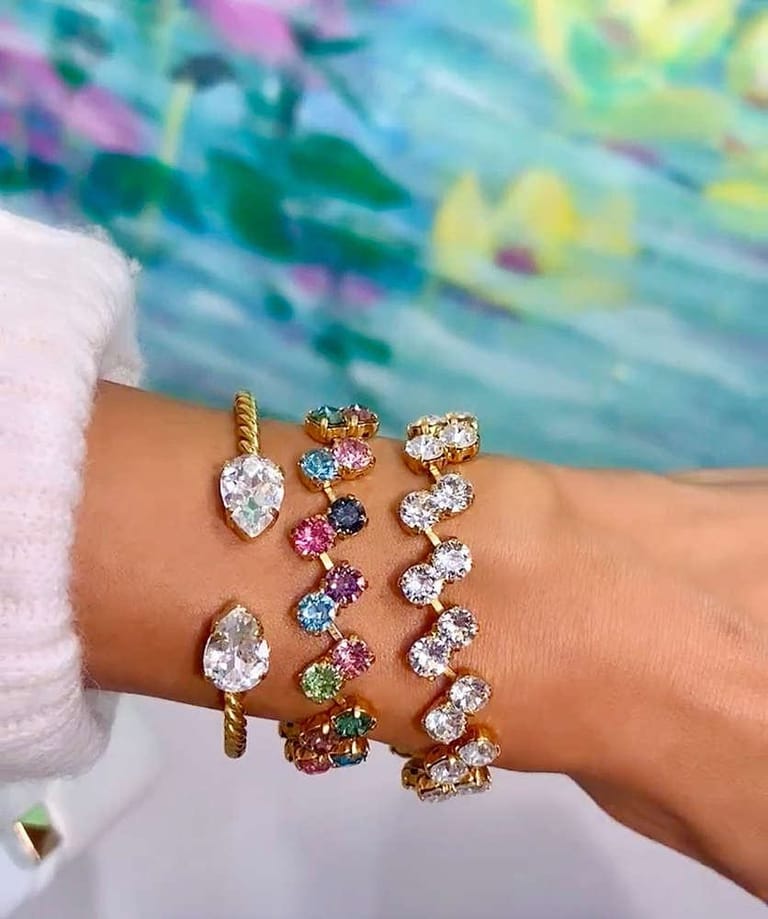 Mini Drop Bracelet Crystal - Image 4