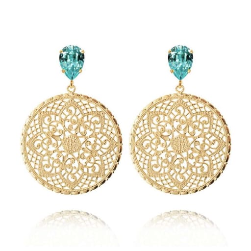Alexandra Earrings Light Turquoise