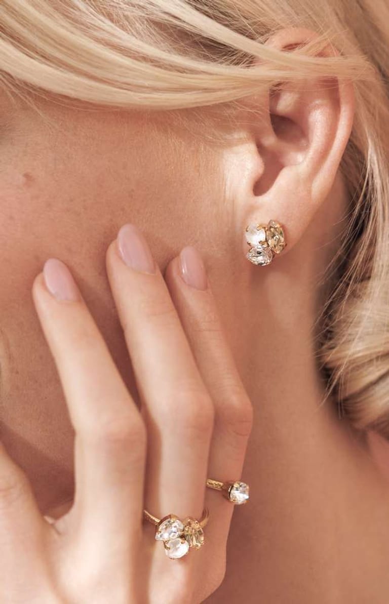 Ana Earrings Golden Combo - Image 2