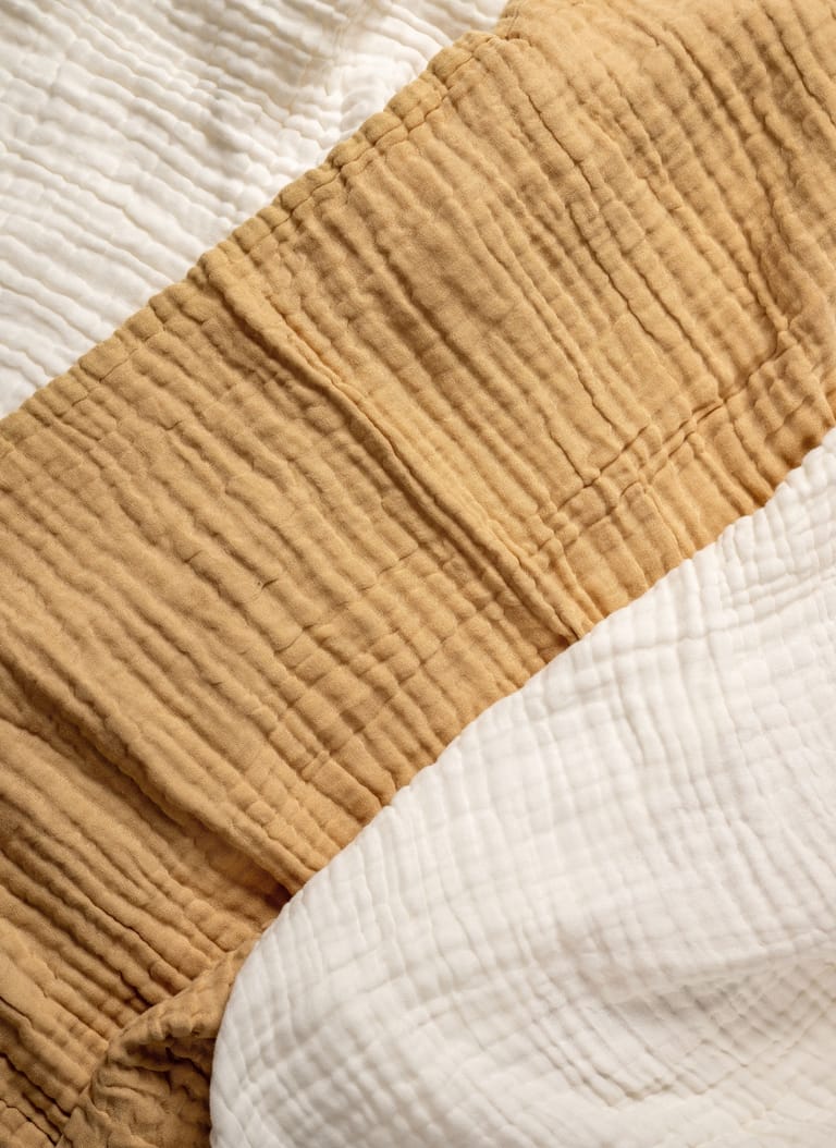 Set of 3- 100% Organic (6 layered) Muslin Bath Towel - Image 2