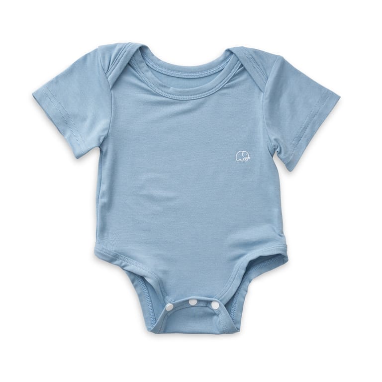 Organic Bamboo Spandex Bodysuit - Celestial Blue - Image 2