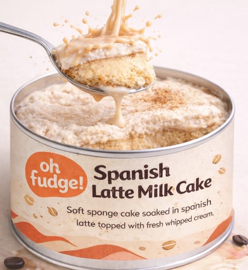 Spanish Latte Milk Cake Tin