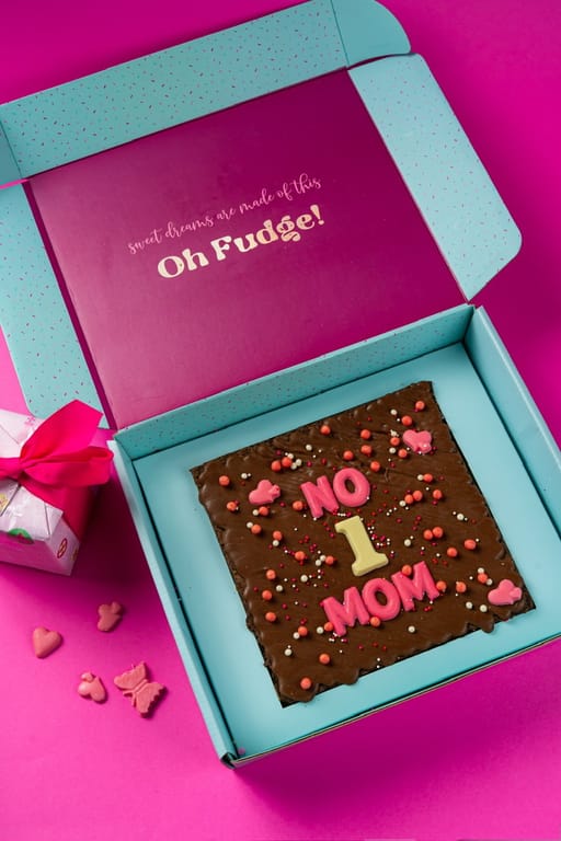 No 1 Mom Brownie Slab