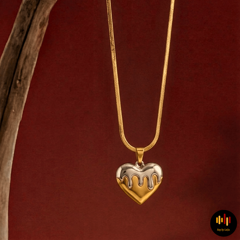 Duality Arc I Pendant | Stainless Steel - Image 1