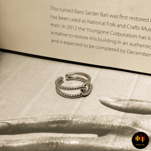 Plaid II Silver Ring| Stainless Steel| Adjustable Size