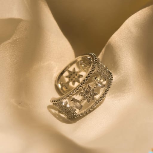 Maua ring silver| Stainless Steel