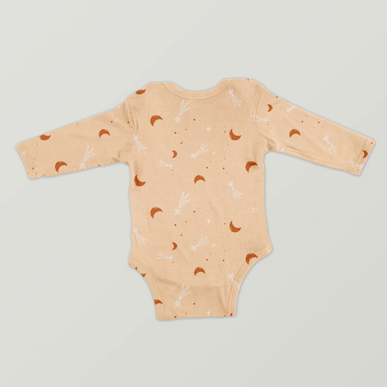Bamboo Onesies Half Moon Apricot - Image 2
