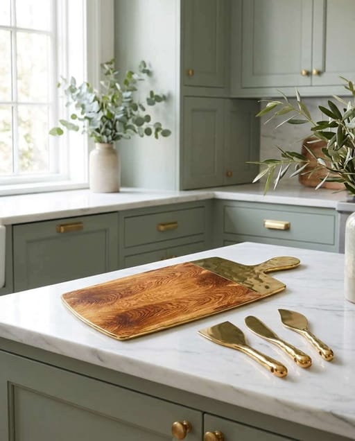 Naya Gold Cheese Knives Set