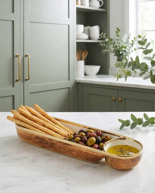 Naya Chip and Dip Server — Luxury Entertaining Piece