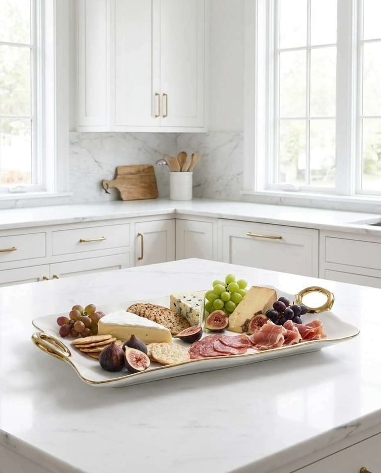 Layla Large Tray— Premium Ceramic Luxury Serving Piece - Image 4