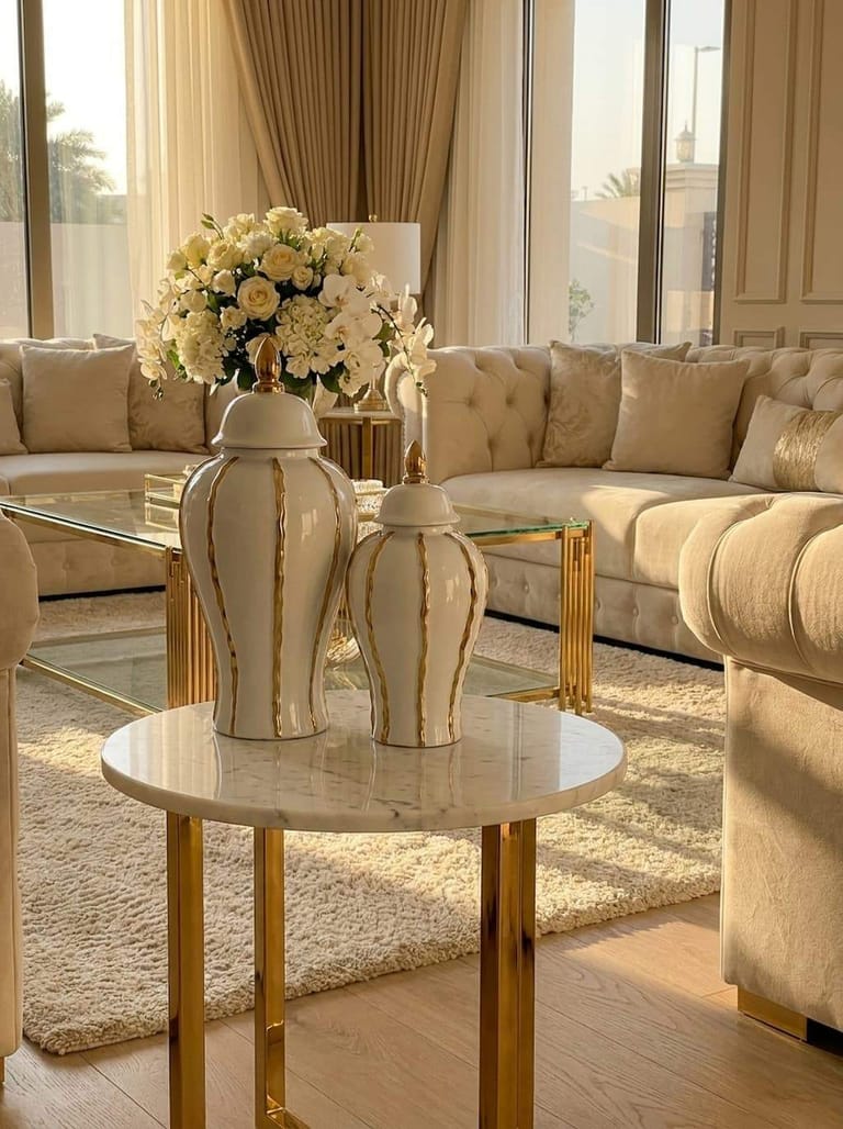 The Katie Large Luxury Ginger Jar — Decorative Home Accent - Image 3