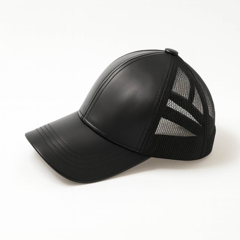 The Nior Leather Cap - Image 8